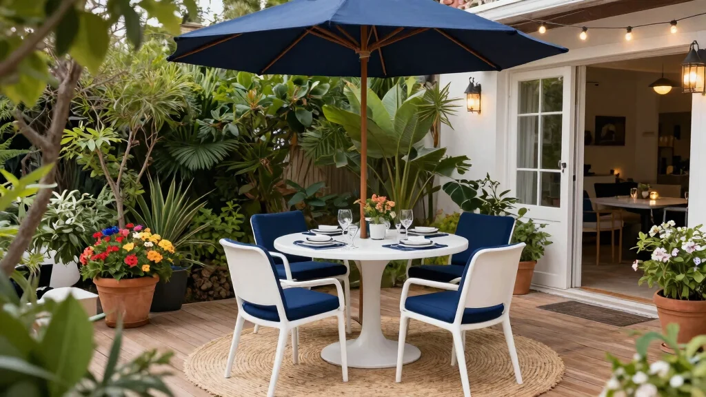 7 Chic Navy Blue Outdoor Patio Decor Ideas for Any Yard