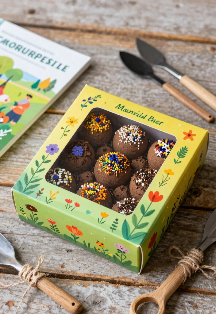 7 Creative Gift Box with Window Ideas for Eco Friendly Plant Lovers 4. Seed Bomb Gift Box 0