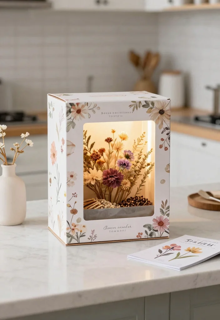 7 Creative Gift Box with Window Ideas for Eco Friendly Plant Lovers 6. Flower Subscription Box 0