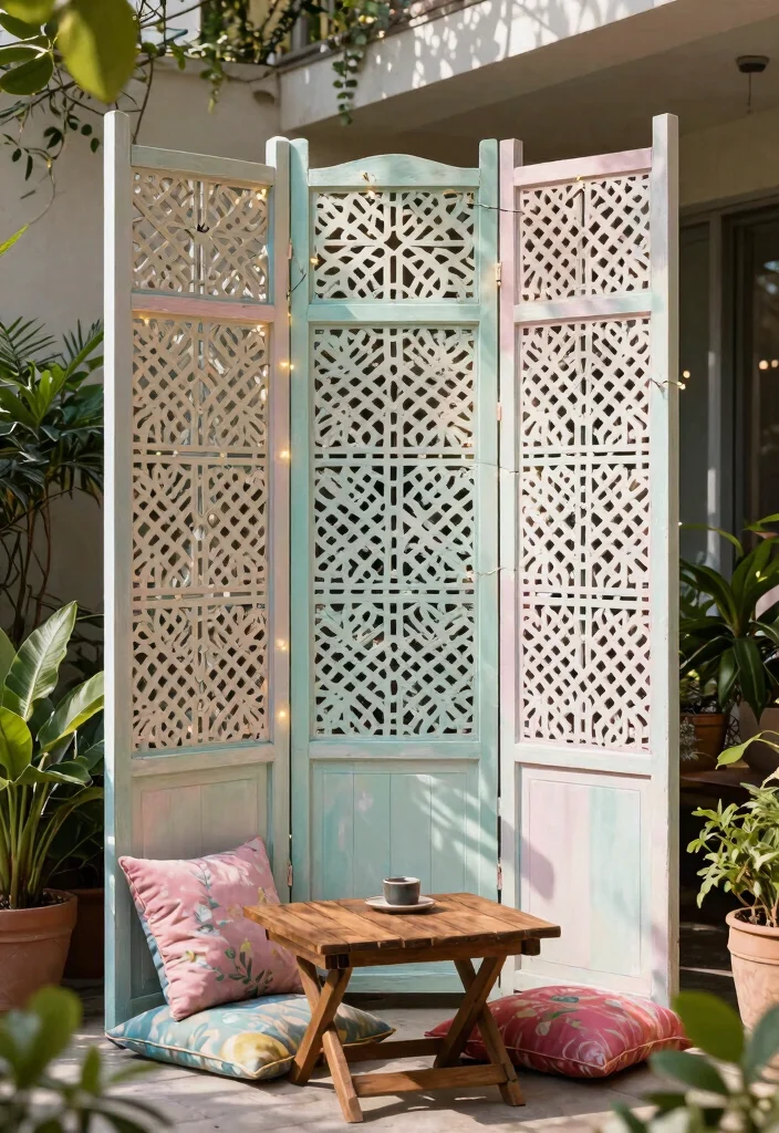 7 Creative Lattice Ideas for Patio Privacy 2. Decorative Lattice Privacy Screens 0