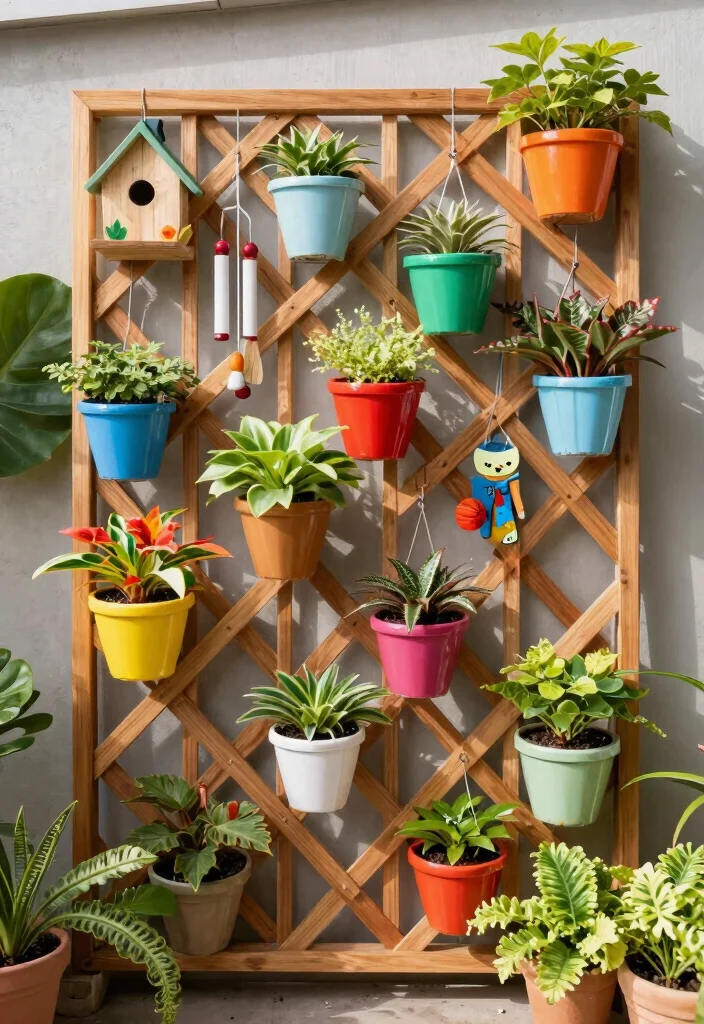 7 Creative Lattice Ideas for Patio Privacy 3. Trellis Art Installations 0