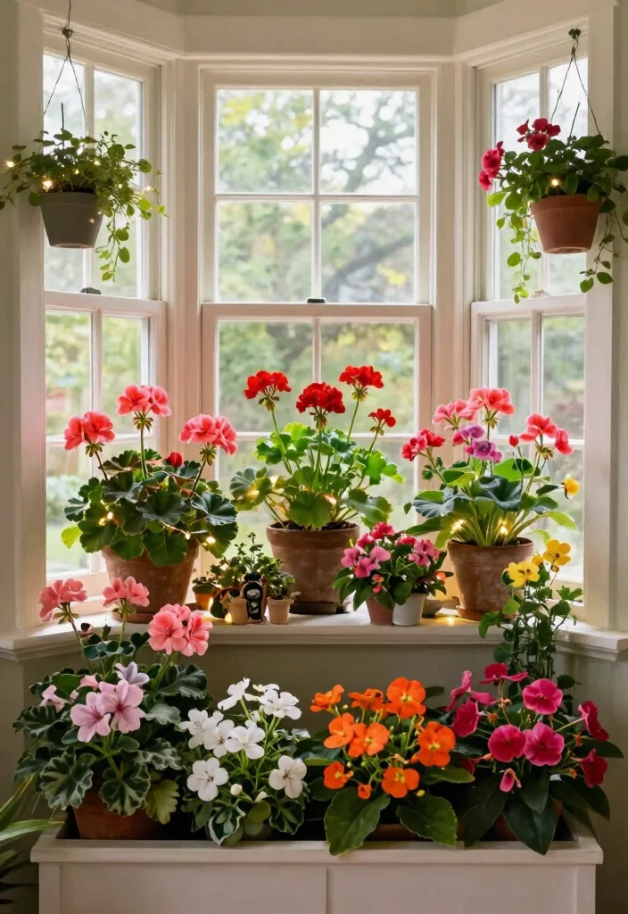 7 Elegant Box Bay Window Ideas for Your Home 4. Floral Paradise 0