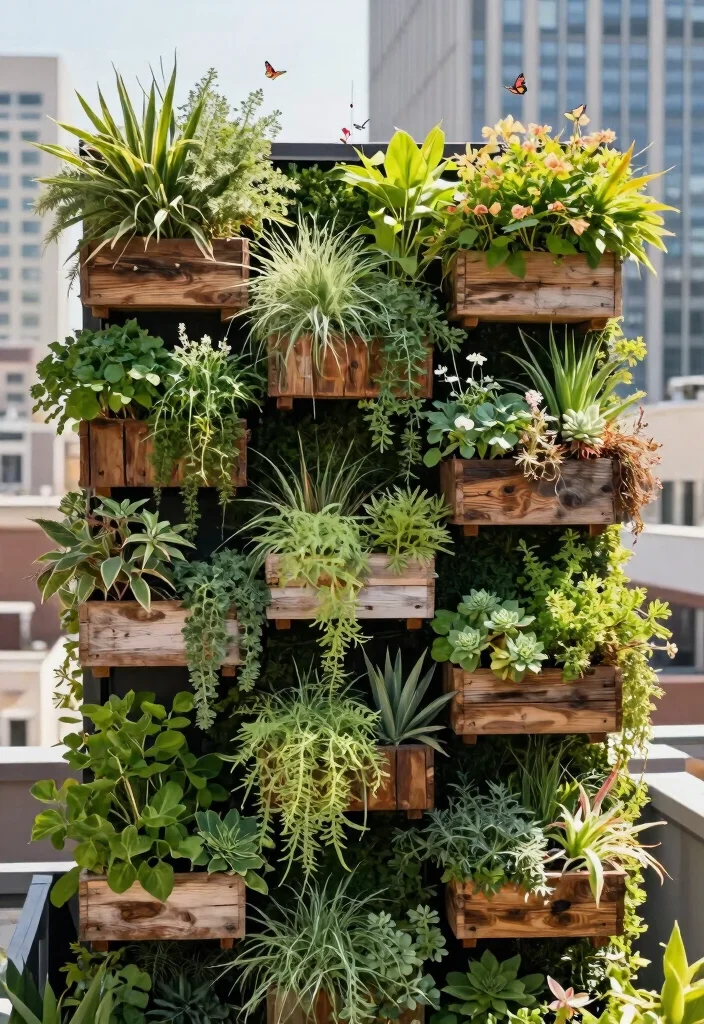 7 Luxury Rooftop Patio Decor Ideas for Urban Views 1. Create a Vertical Garden 0