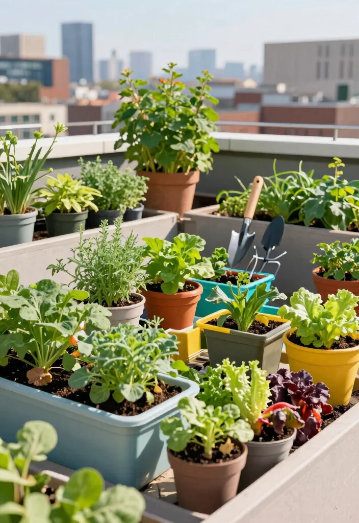 7 Luxury Rooftop Patio Decor Ideas for Urban Views 6. Edible Gardens in Small Spaces 0