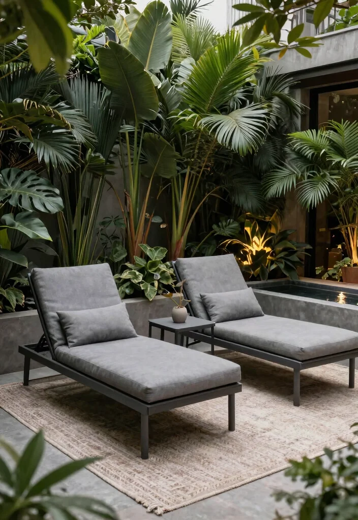 7 Modern Gray Patio Furniture Decor Ideas for a Sleek Look 7. Create Cozy Nooks 0