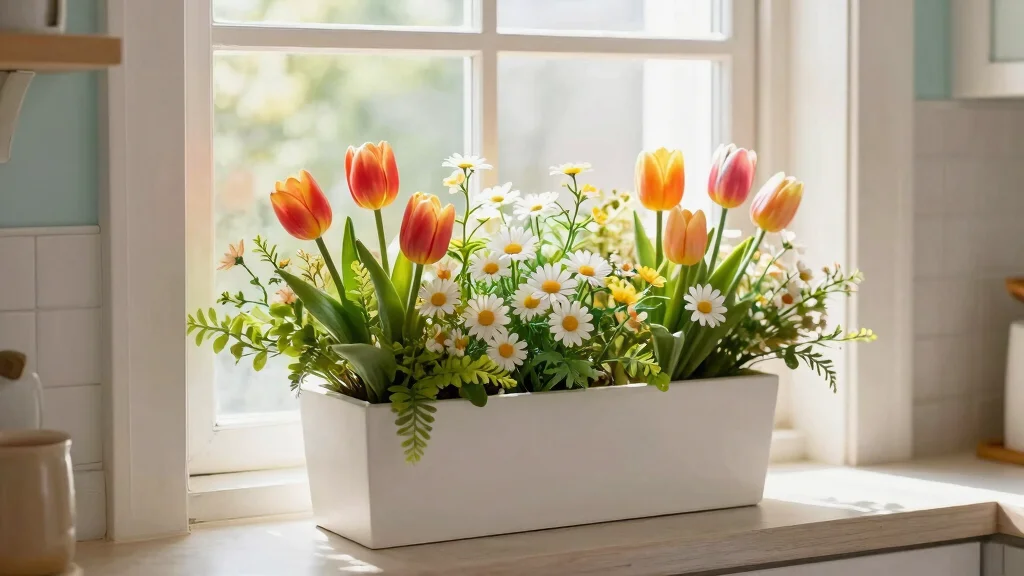 7 Realistic Fake Flower Window Box Ideas for Easy Care