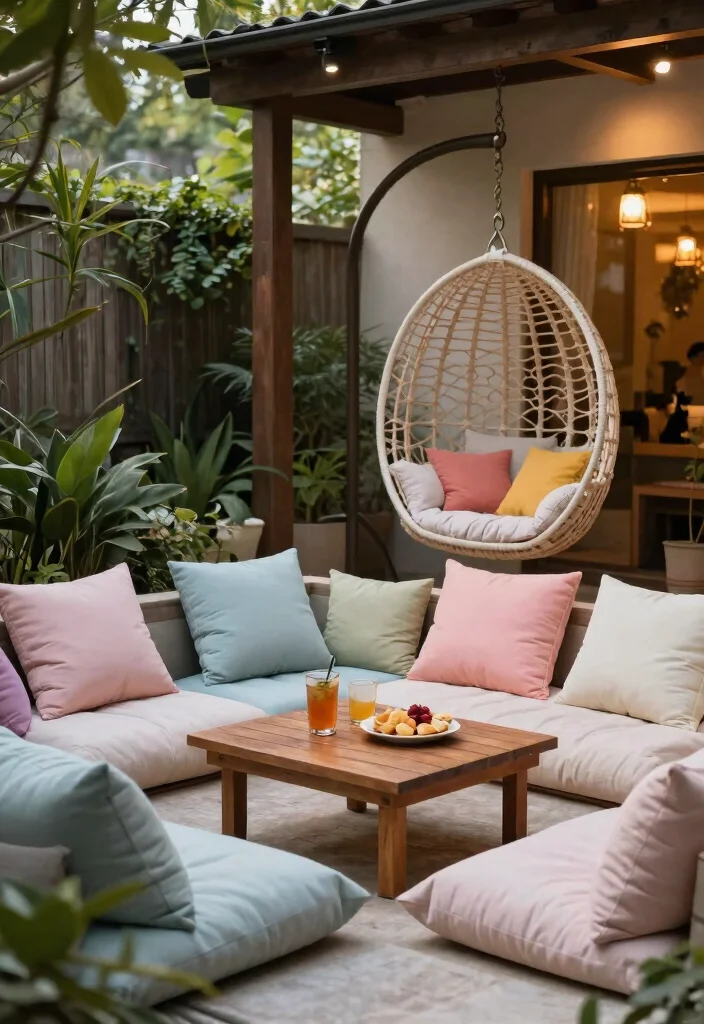 7 Romantic Sunset Patio Decor Ideas for Evening Relax 2. Cozy Seating Arrangements 0