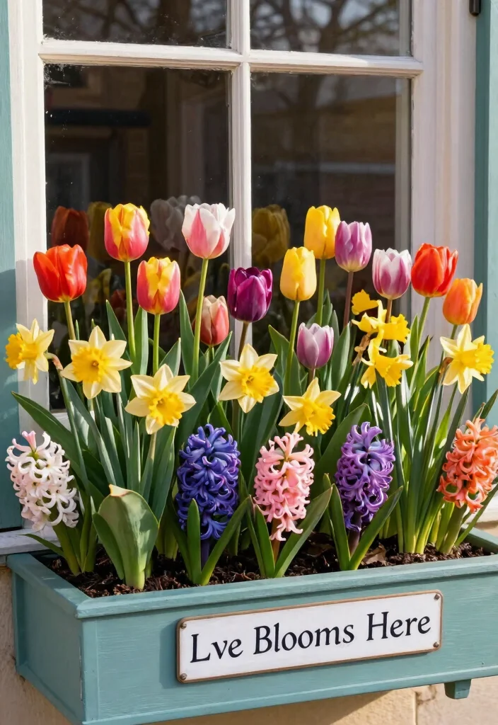 7 Romantic Valentines Window Box Ideas for Love 7. Love in a Box with Seasonal Blooms 0