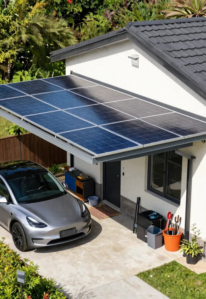 7 Smart Solar Panel Awning Ideas for Sustainable Power 5. Carport Transformation 0
