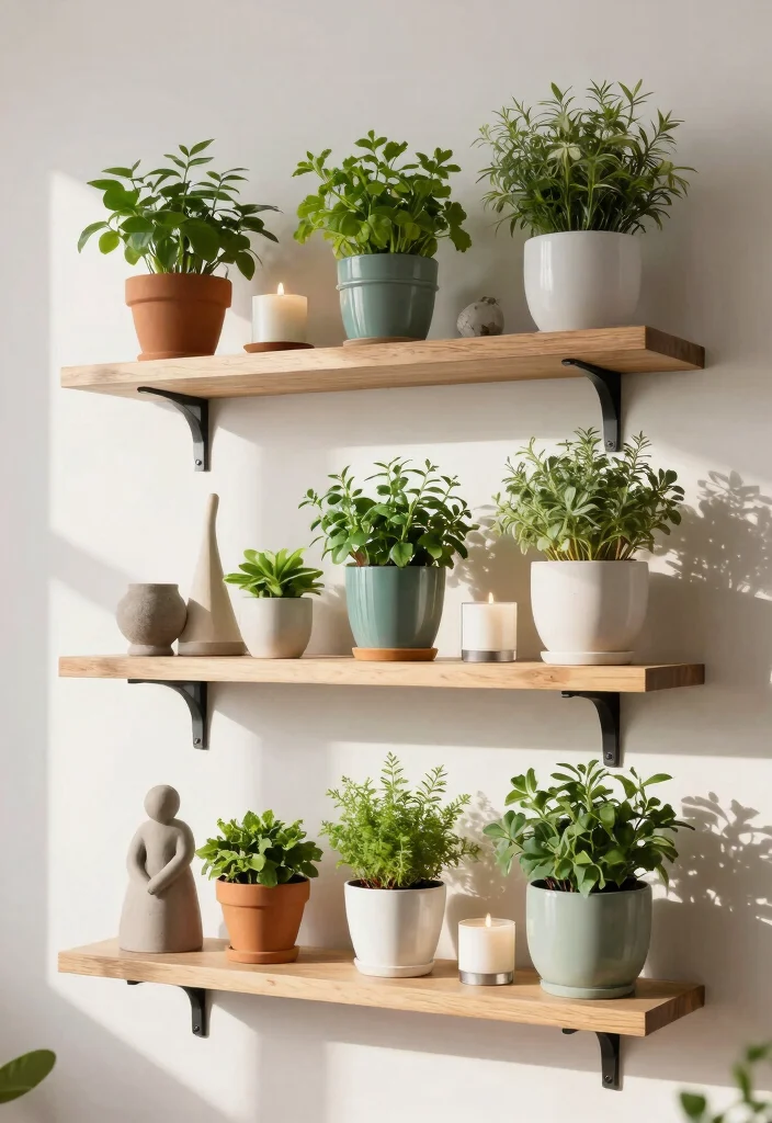 7 Unique Window Shadow Box Ideas for Decor Indoor Herb Garden Edition 5. Floating Shelf Herb Shadow Boxes 0