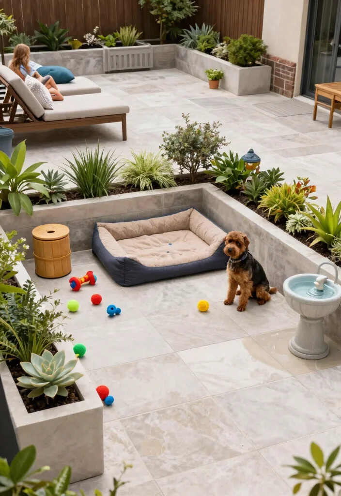 8 Best Dog Friendly Patio Decor Tips for Pet Owners 4. Create Designated Dog Zones 0