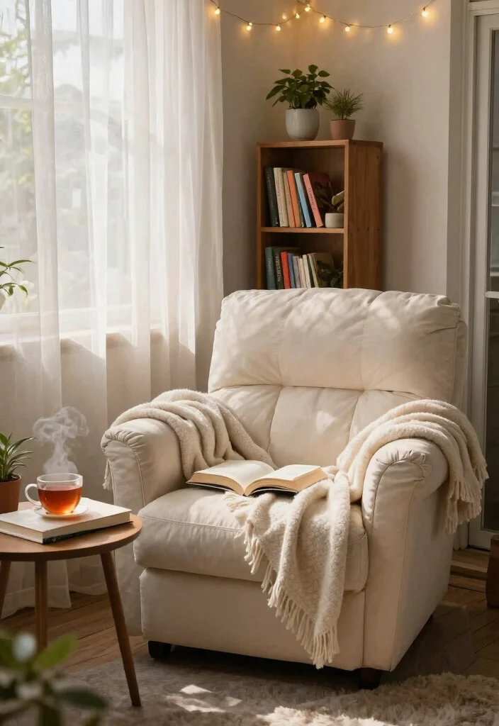 8 Best Enclosed Patio Decor Ideas for Extra Rooms 1. Cozy Reading Nook 0