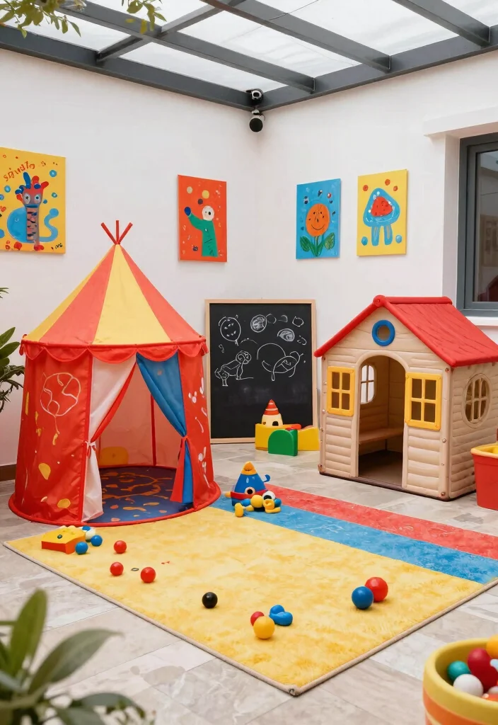 8 Best Enclosed Patio Decor Ideas for Extra Rooms 7. Fun Play Area for Kids 0