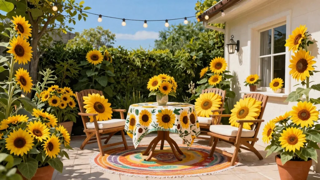 8 Cheerful Sunflower Patio Decor Ideas for Summer