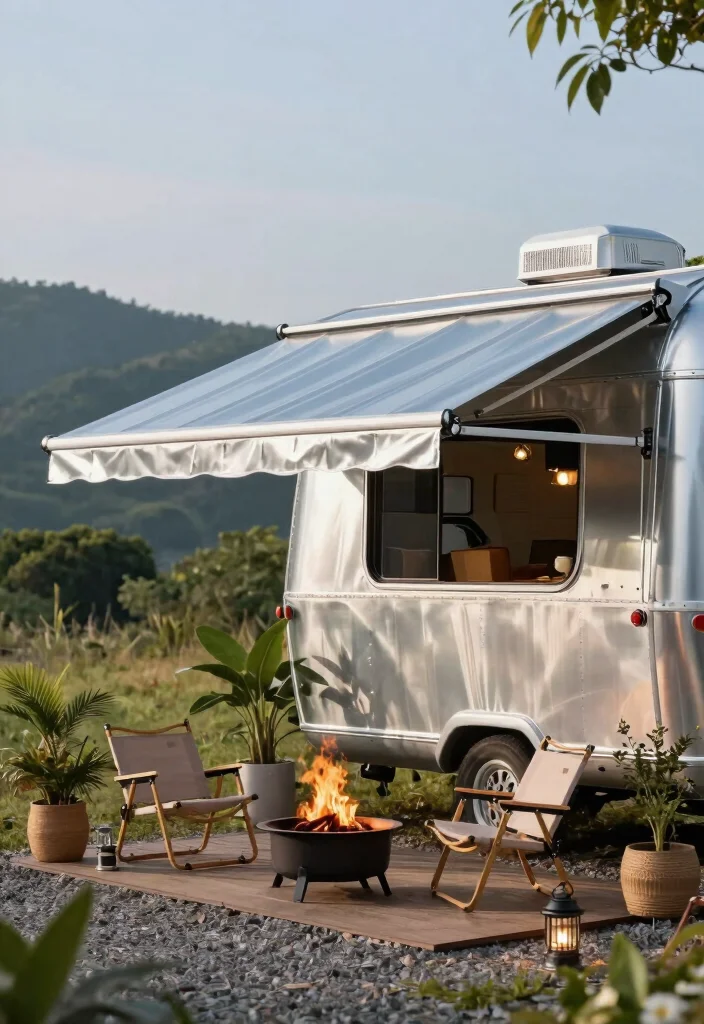 8 Durable Trailer Awning Ideas for Camping Comfort 3. Recycled Aluminum Awnings 0