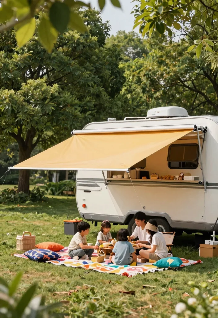 8 Durable Trailer Awning Ideas for Camping Comfort 5. Retractable Awning Solutions 0