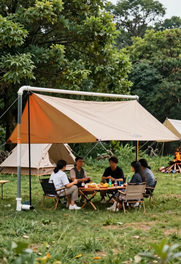 8 Portable Car Awning Ideas for Road Trips and Camping 2. DIY Canopy Awning for Customization 0