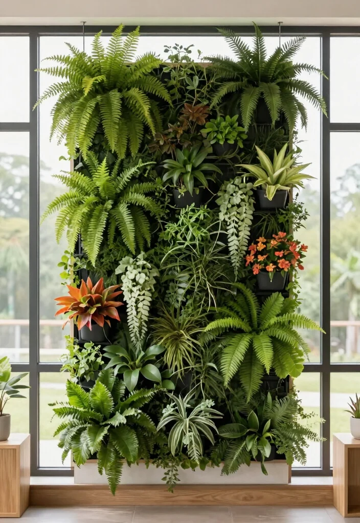 8 Stylish Window Box Valance Ideas for Interior 4. Vertical Garden Valance 0