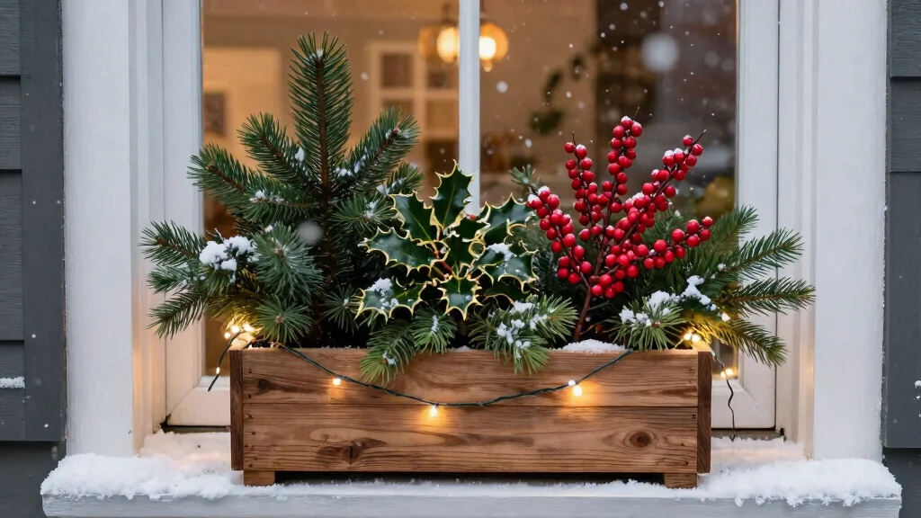 9 Beautiful Winter Window Box Ideas That Stay Green
