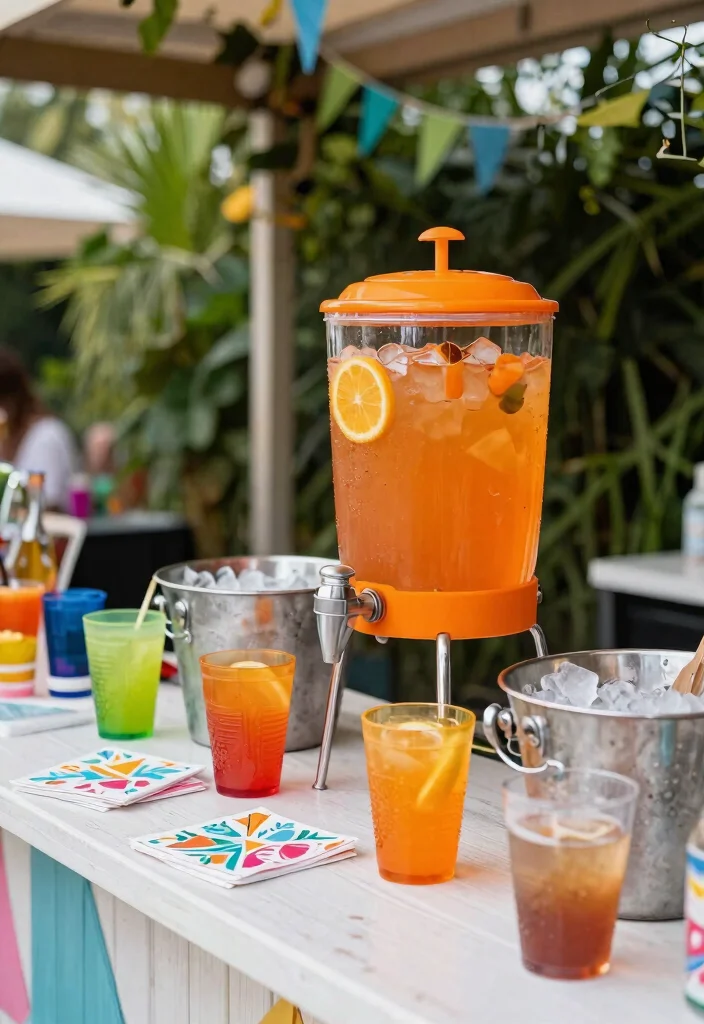 9 Bold Orange Patio Decor Ideas for Energy 9. Orange Wine and Drink Accessories 0
