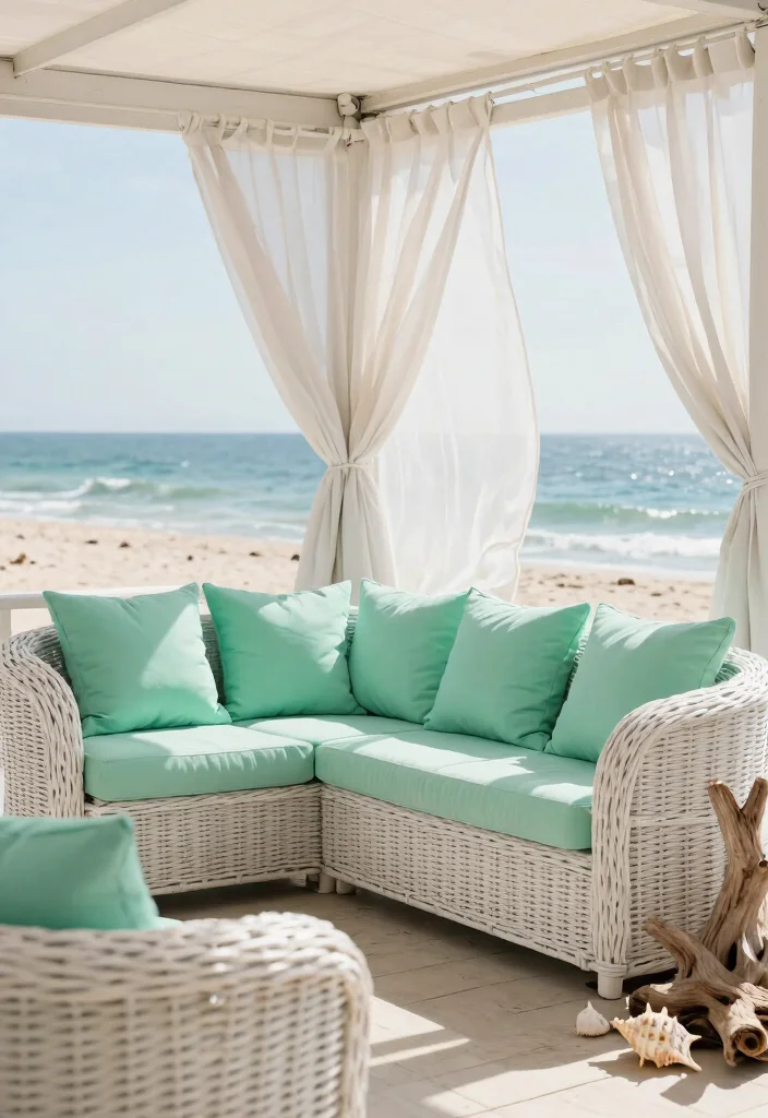 9 Cozy Patio Conversation Set Ideas and Decor Layouts 4. Coastal Cool 0