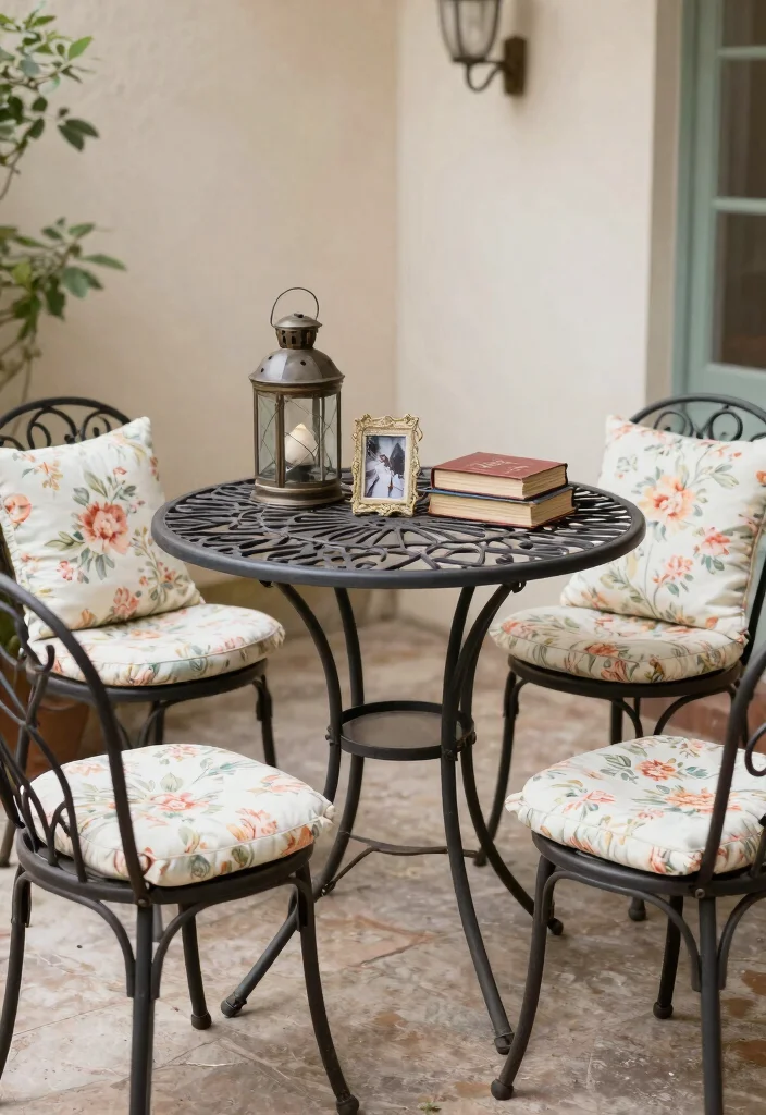 9 Cozy Patio Conversation Set Ideas and Decor Layouts 6. Vintage Vibes 0
