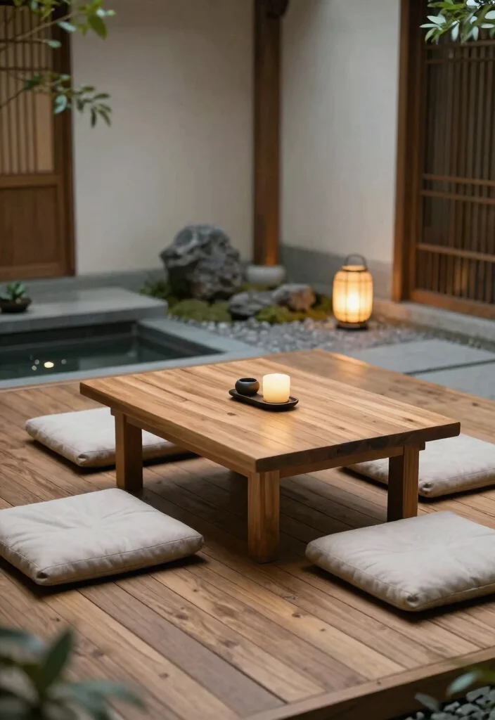 9 Cozy Patio Conversation Set Ideas and Decor Layouts 7. Zen Retreat 0