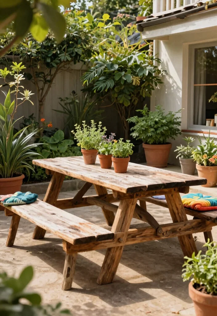 9 Lush Green Patio Decor Ideas for Garden Lovers 3. Eco Friendly Furniture 0