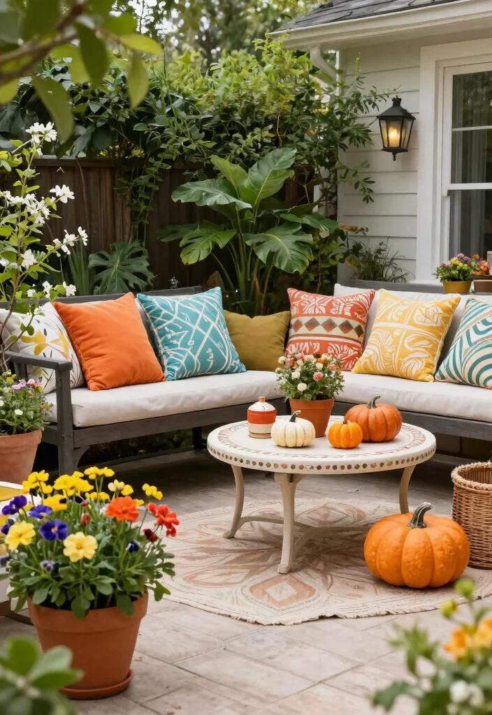 9 Lush Green Patio Decor Ideas for Garden Lovers 9. Seasonal Decor Swaps 0