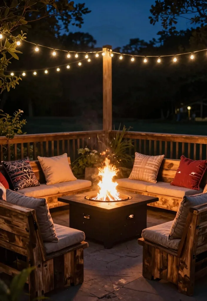 9 Patriotic 4th of July Terrace Decor Ideas for Guests 7. Fairytale Fire Pits 0