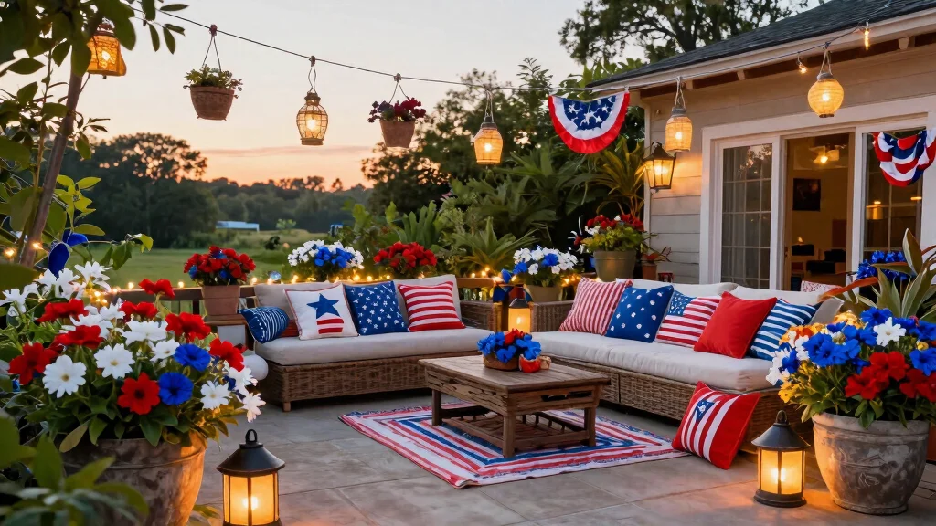 9 Patriotic 4th of July Terrace Decor Ideas for Guests