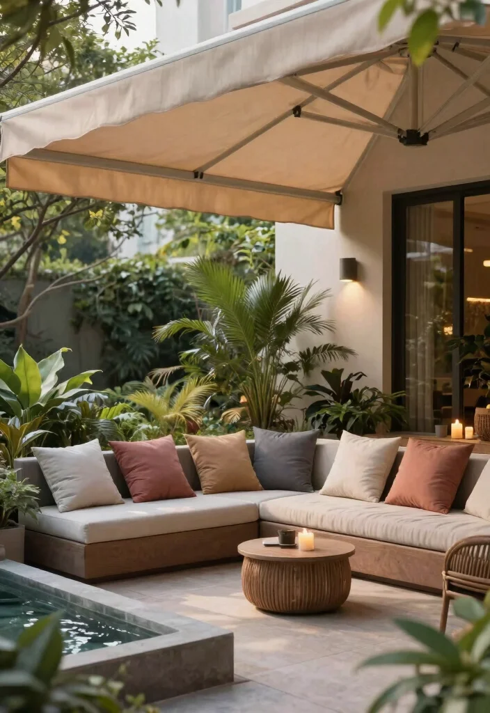 9 Smart Sunsetter Awning Ideas for Your Patio 5. Serenity Space 0