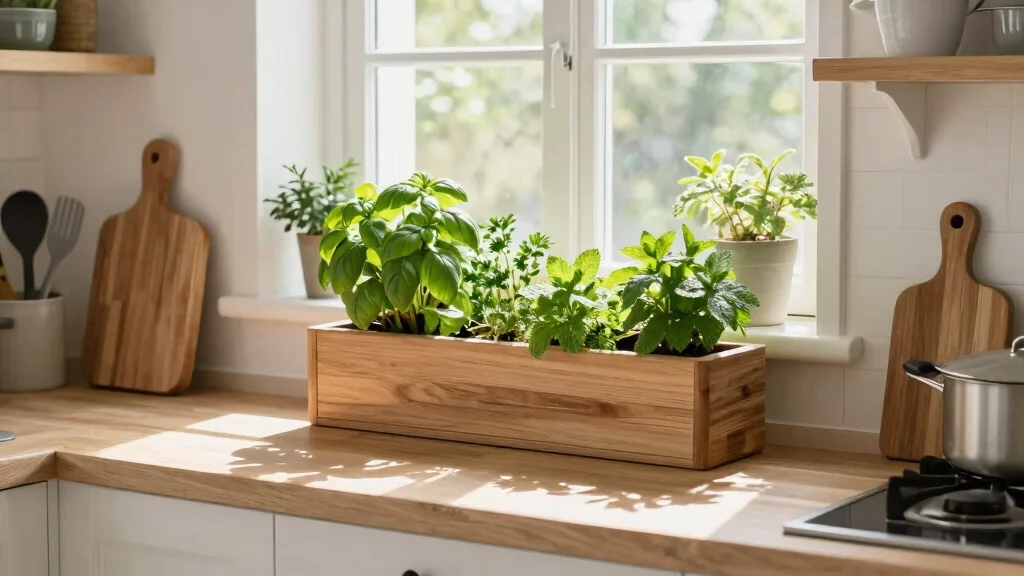 9 Useful Kitchen Window Box Ideas for Fresh Herb Growing