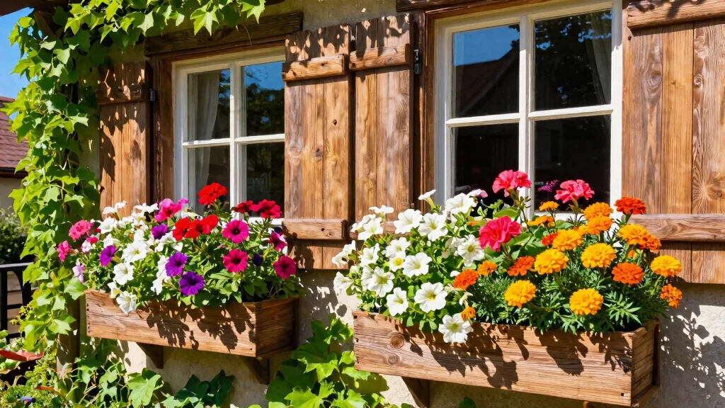 9 Vibrant Window Flower Box Ideas for Full Sun Exposure