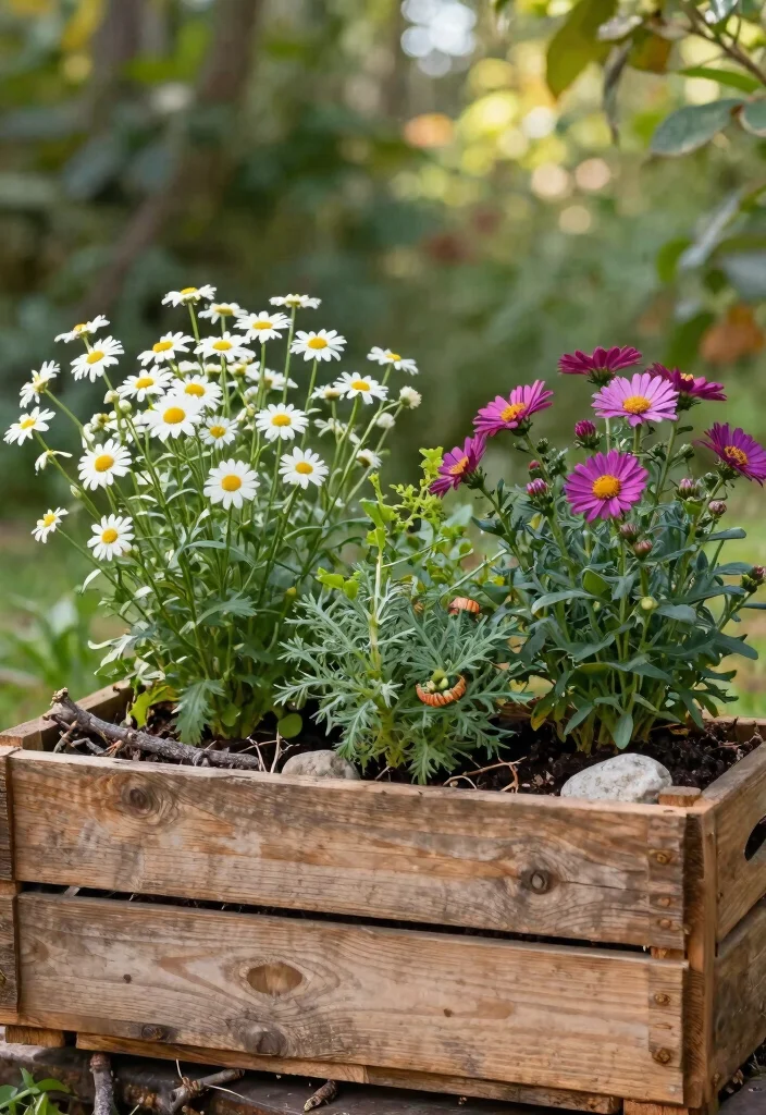 9 Warm Autumn Window Box Ideas with Harvest Colors 5. Eco Friendly Display 0
