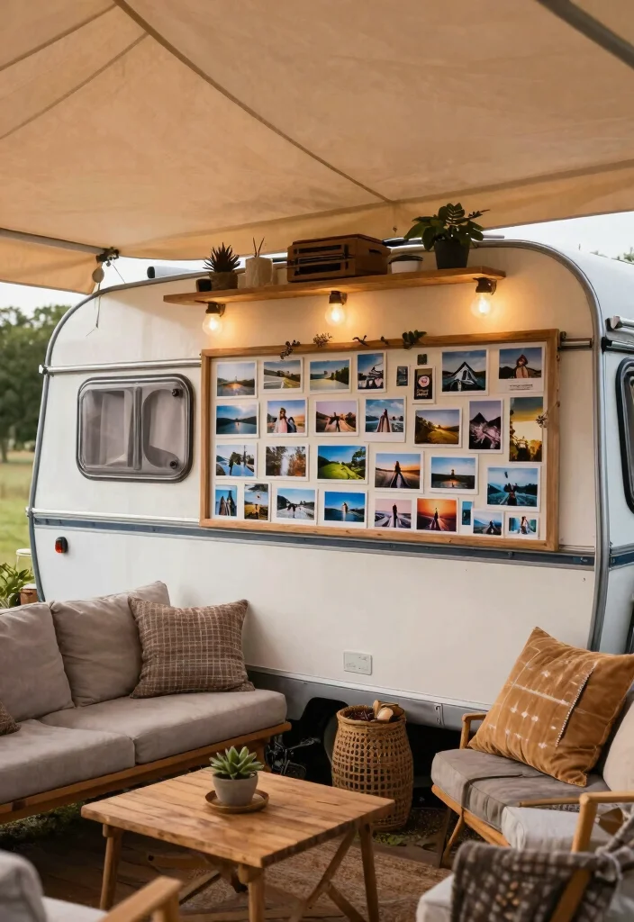 Cozy Caravan Awning Interior Ideas for Your Next Adventure 10. Personal Touches and Memories 0